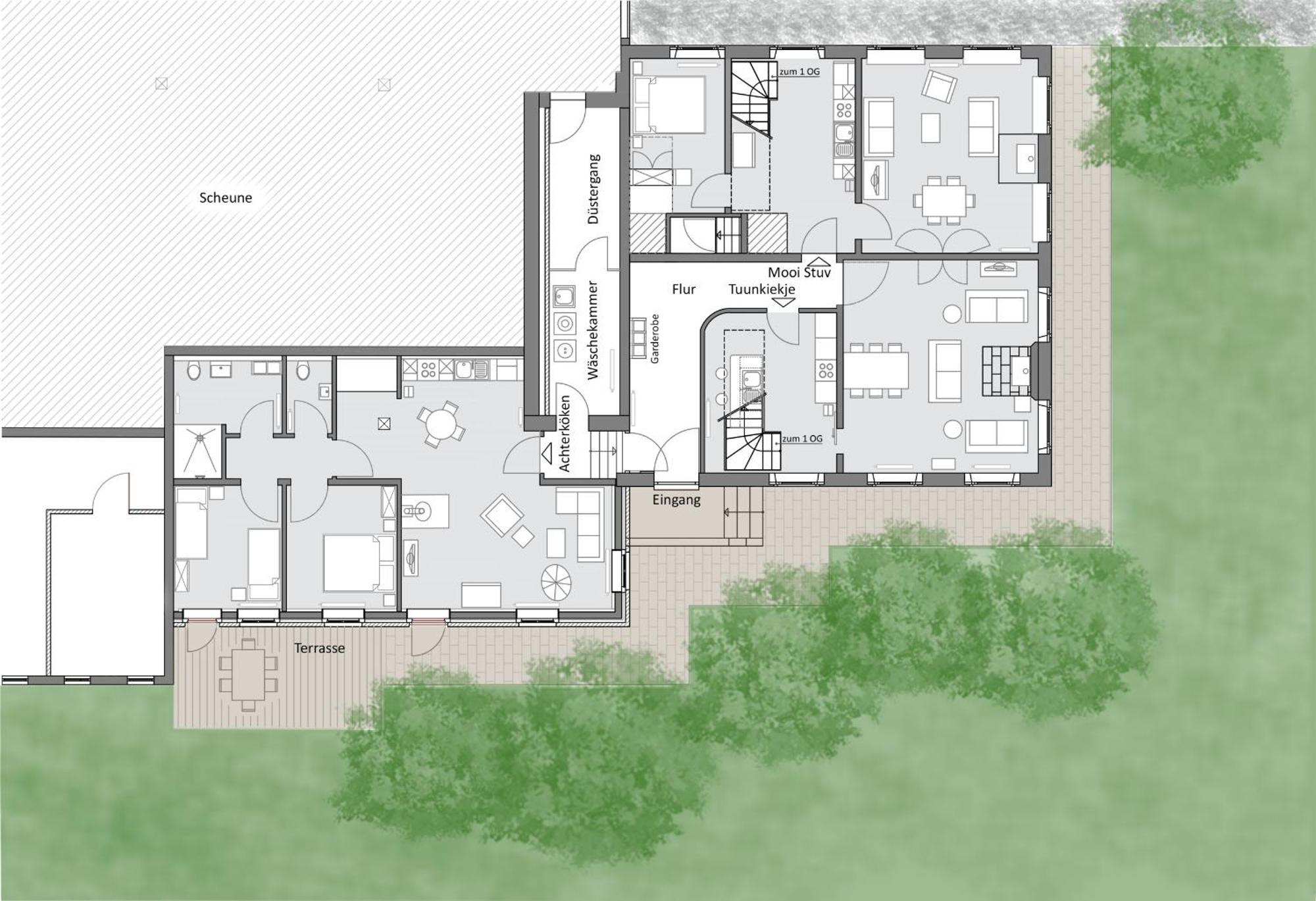 Mooi Stuv , Maisonettenwohnung , Gulfhof , Kachelofen Norden Ngoại thất bức ảnh